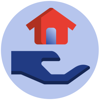 hand house icon